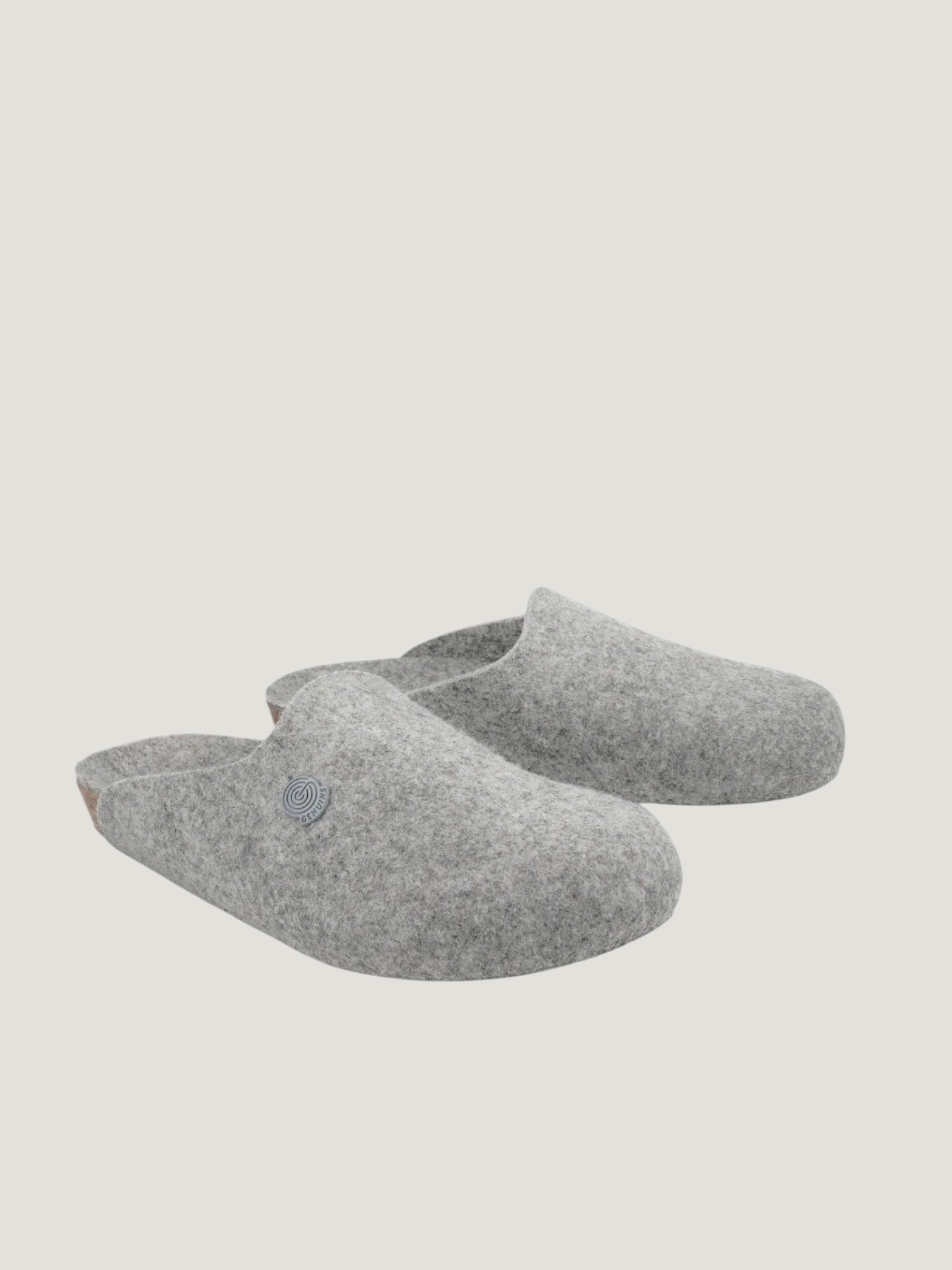 Chaussons sabots en matières recyclées | gris "helsinki monochrome gray", Genuins, photo 2