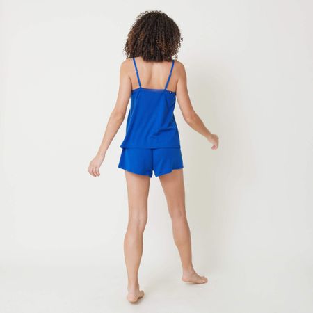 Caraco bleu roi en lyocell - claudine bleu azur, Le Slip Français, photo 3