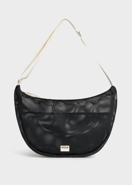 Sac bandoulière | noir "Onyx large crossbody bag" - Wouf
