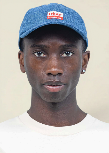 Casquette en coton bio | bleu "six panel oldy" - Olow