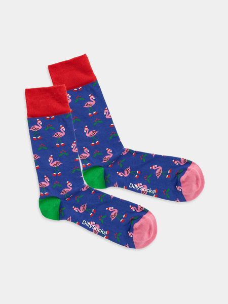 Chaussettes en coton bio | multicolore "flamingo fest"