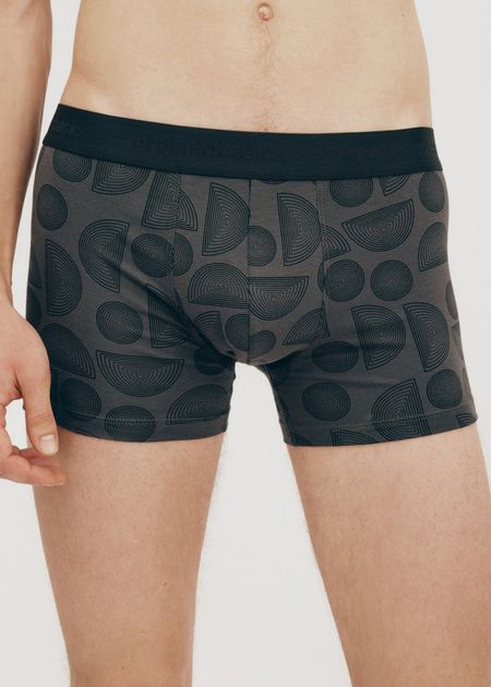 Pack 3 boxers en coton bio | gris "core boxers 3-pack slate" - Organic Basics