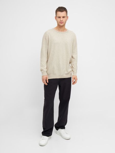 Pull en chanvre et coton bio | beige "cotton hemp knit light feather gray", Knowledge Cotton Apparel, photo 4