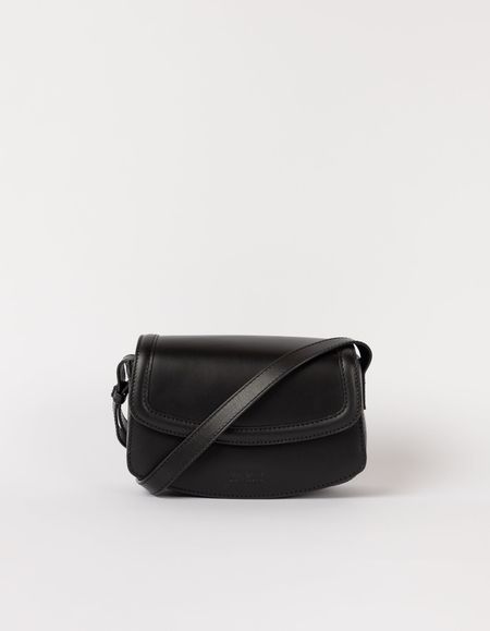 Sac en cuir certifié | black "kendalini - black classic leather" - O My Bag