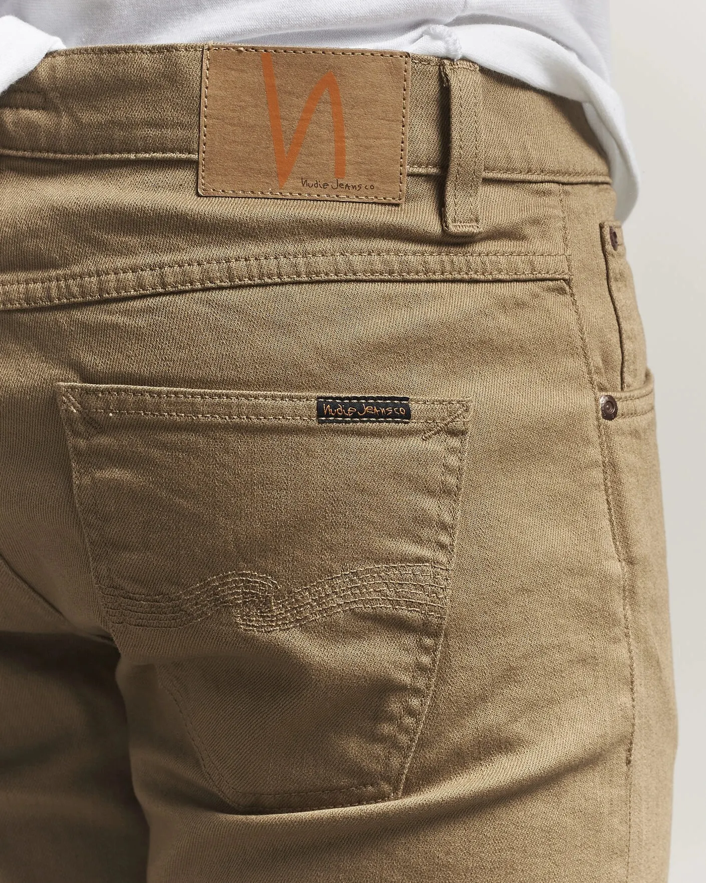 Jean droit en coton bio | camel "gritty jackson everlion", Nudie Jeans, photo 2