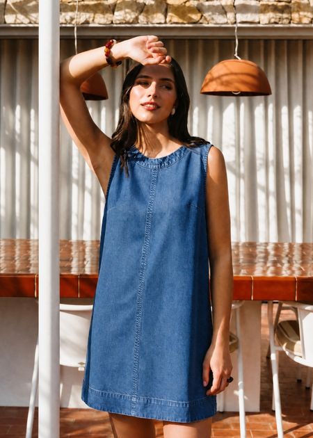 Robe Éléanore en tencel | denim - Bonjour Demain par WeDressFair
