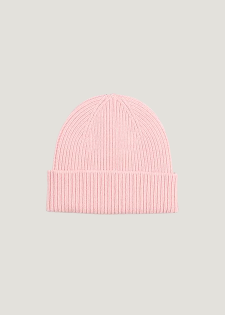 Bonnet en laine mérinos recyclée | rose "merino wool beanie - faded pink", Colorful Standard, photo 1