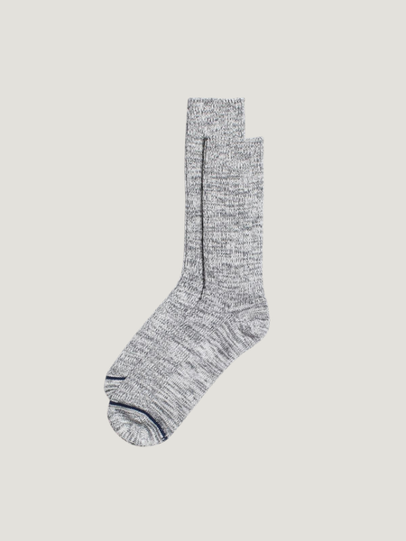 Chaussettes en matières recyclées | gris chiné "mens chunky socks greymelange"