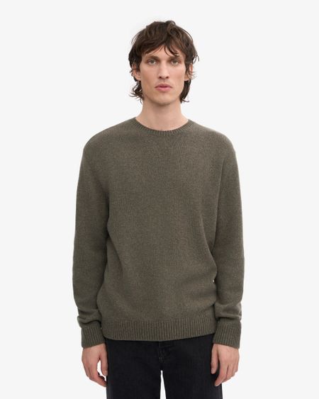 Pullover aus recycelter Merinowolle | Khaki "dusty olive", Colorful Standard, Foto 1