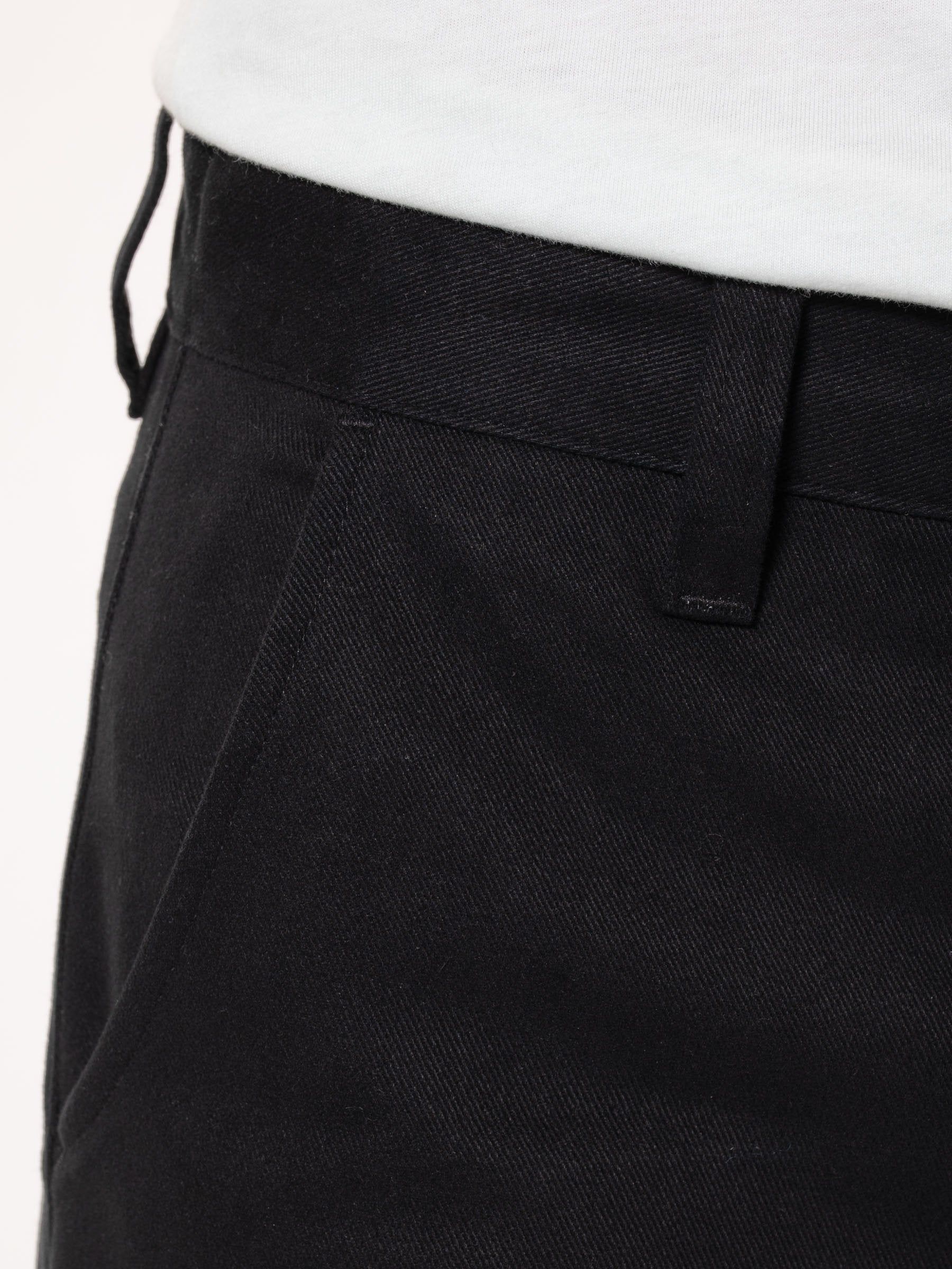 Pantalon large en sergé de coton bio | noir "tuff tony pants black", Nudie Jeans, photo 3
