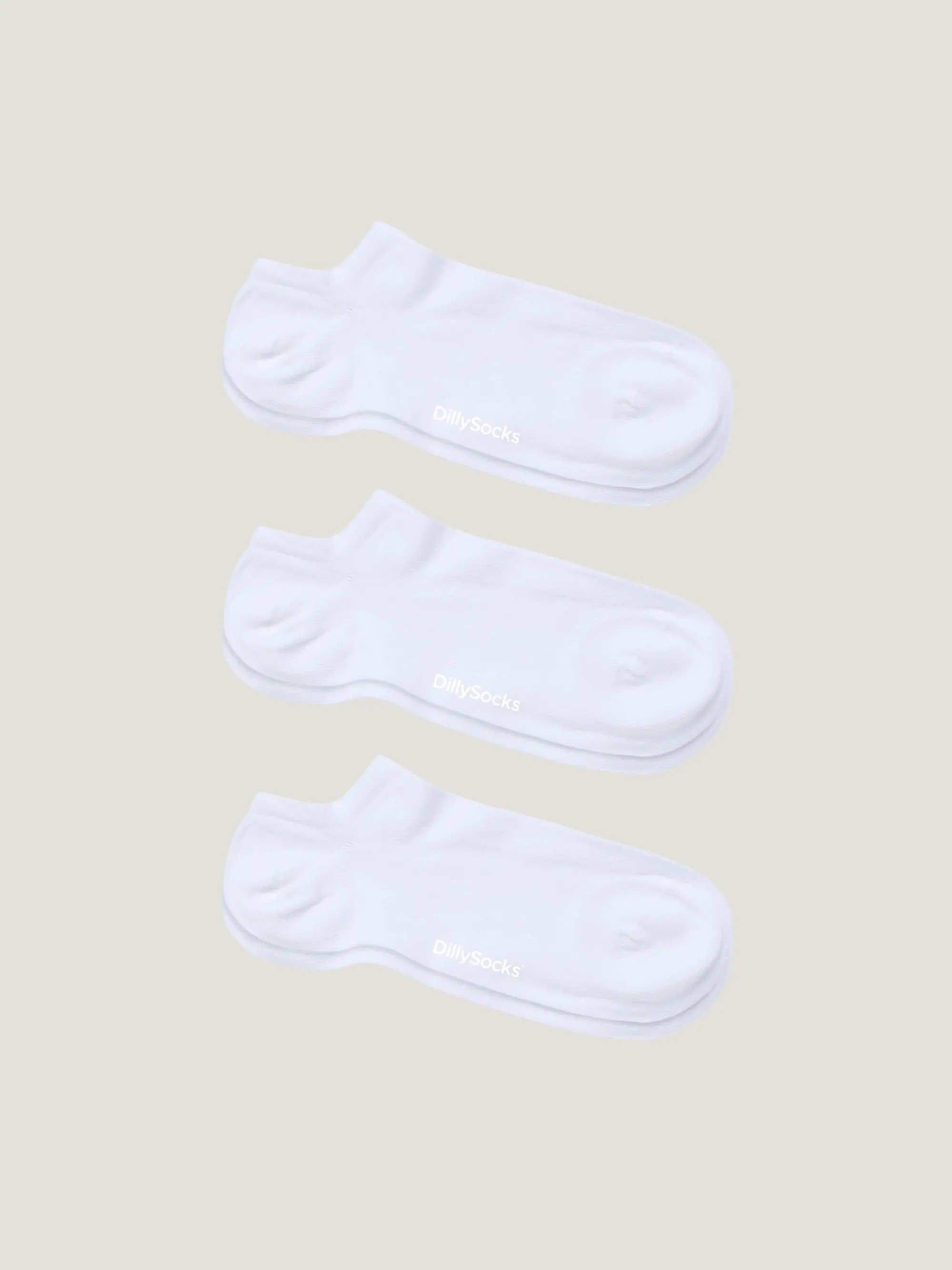 Chaussettes courtes en coton bio | blanc "short snow white", Dilly socks, photo 1