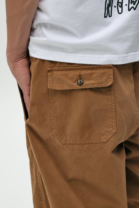 Weite Hose aus Bio-Baumwolle | Braun "Fatigue brown pant", NWHR, Foto 5