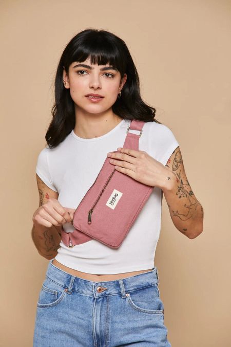 Banane en coton bio | rose blush "harry rose blush", Hindbag, photo 2
