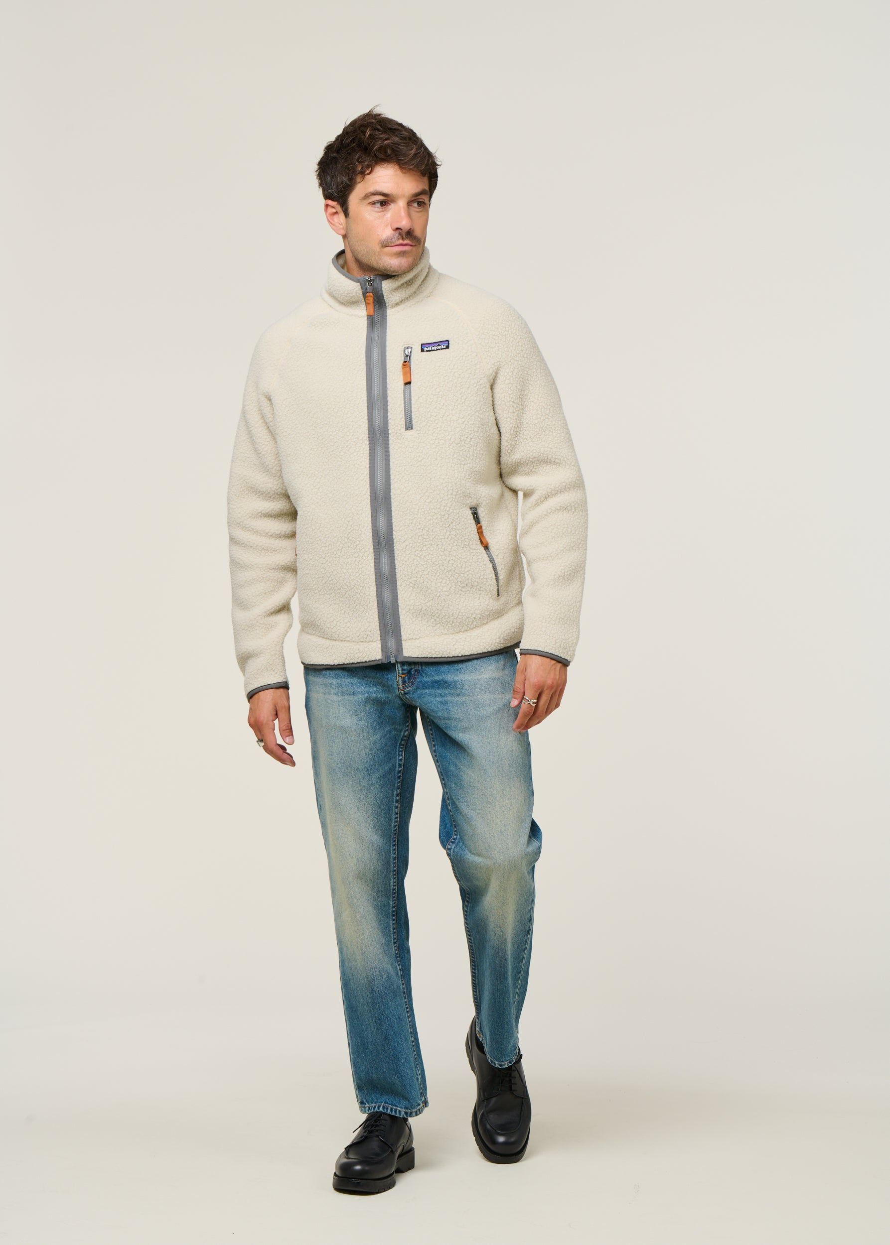 Veste polaire en matière recyclée | écru "retro pile jkt - plcn", Patagonia, photo 2