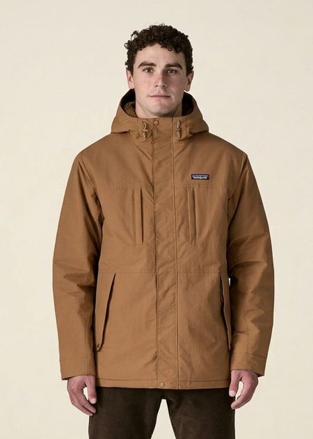 Parka imperméable en matière recyclée | marron "m's isthmus parka - drbn" - Patagonia
