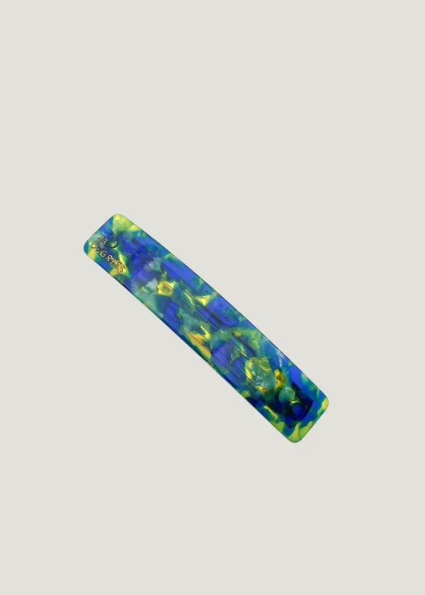 Barrette à cheveux en acétate | bleu "barrette 9cm - sunny", 23 Degres