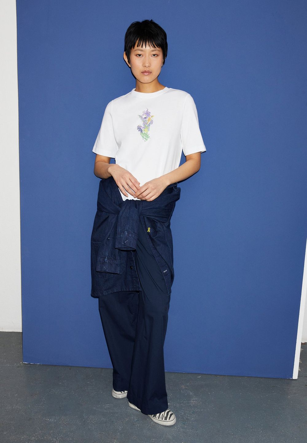 T-shirt manches courtes en coton bio | blanc 