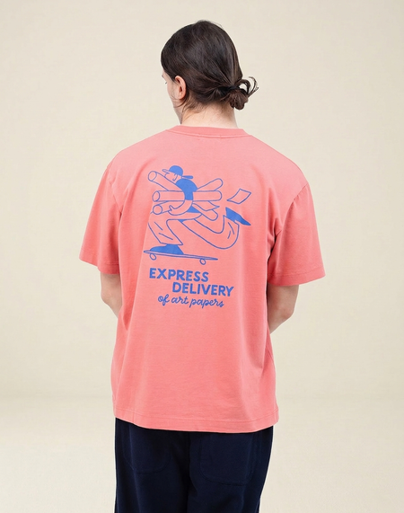 T-shirt en coton bio | rose "cruiser" - Olow