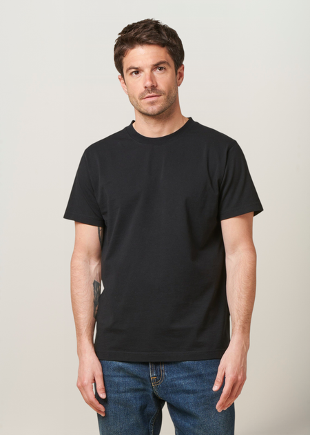 T-shirt en coton bio | noir, WeDressFair
