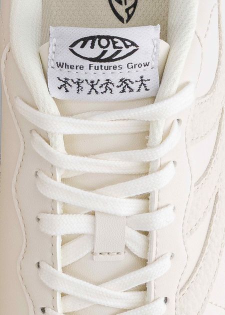 Baskets vegan | blanc "flow - off white - mushroom", Moea, photo 3