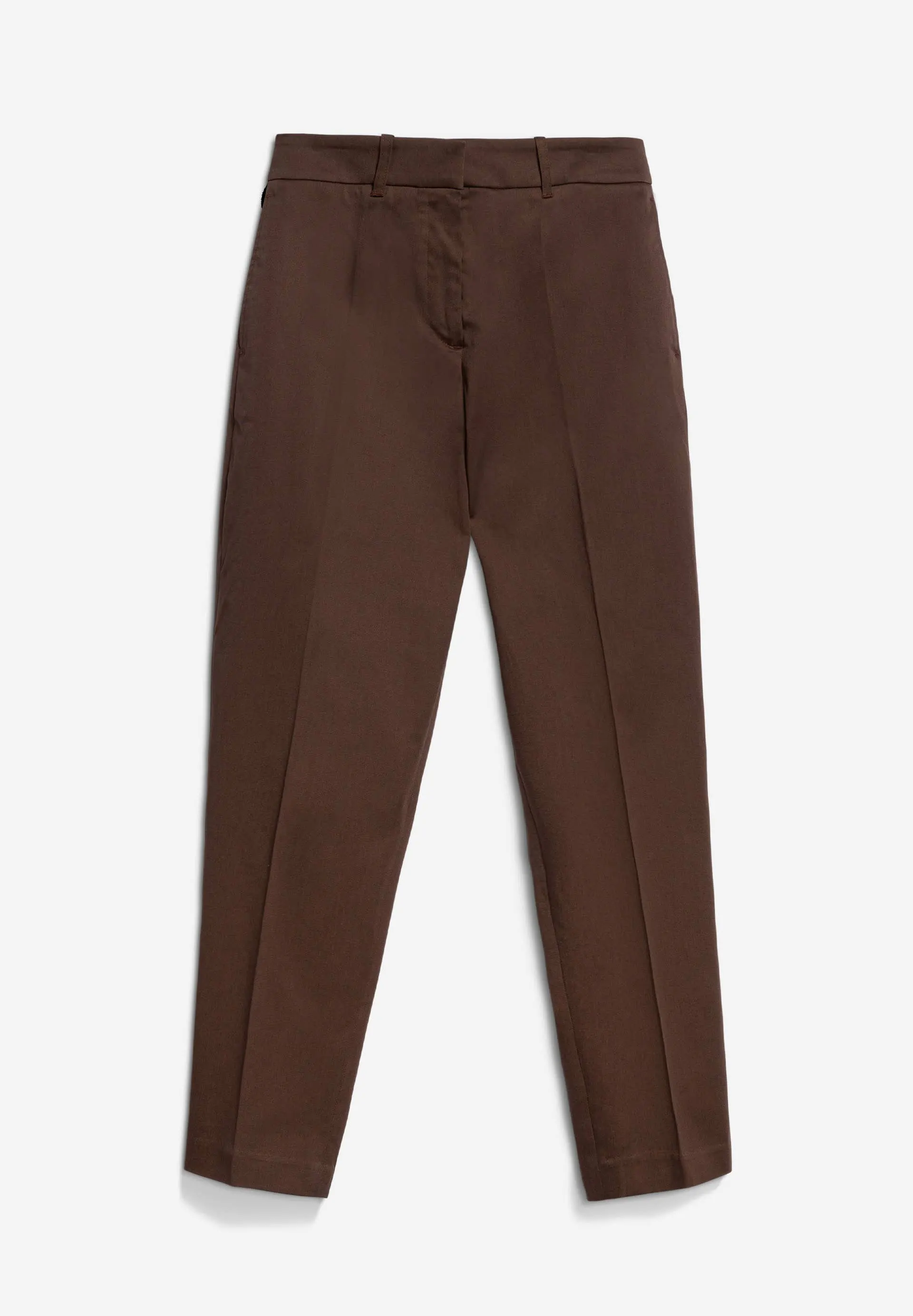 Pantalon à pinces en coton bio | marron "warmaar deep brown", Armedangels, photo 6