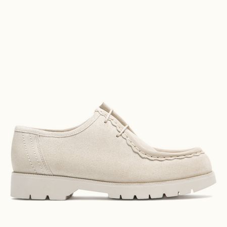 Derbies made in france en cuir certifié | écru "padror frost"
