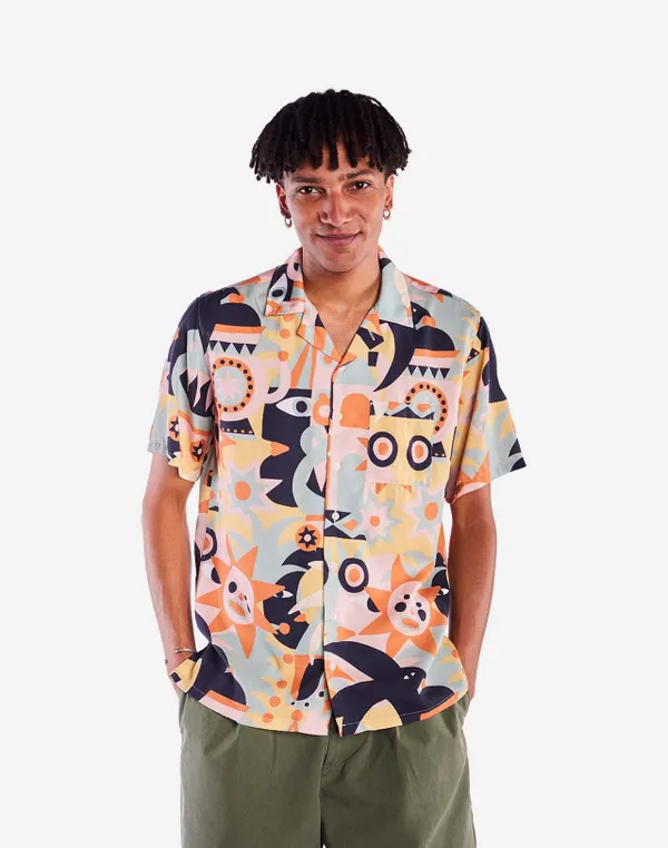Hemd | Braun "chemise aloha guanacaste - guanacaste", Olow