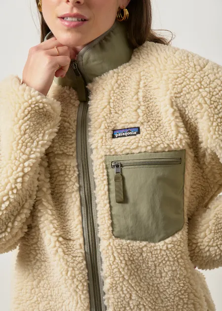 Veste polaire en matières recyclées | beige "classic retro-x jkt - dnri", Patagonia, photo 2