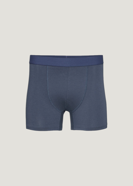 Boxer uni en coton bio | bleu "petrol blue" - Colorful Standard