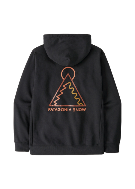 Sweat à capuche en polyester et coton recyclé | noir "dawn tracks uprisal hoody black"