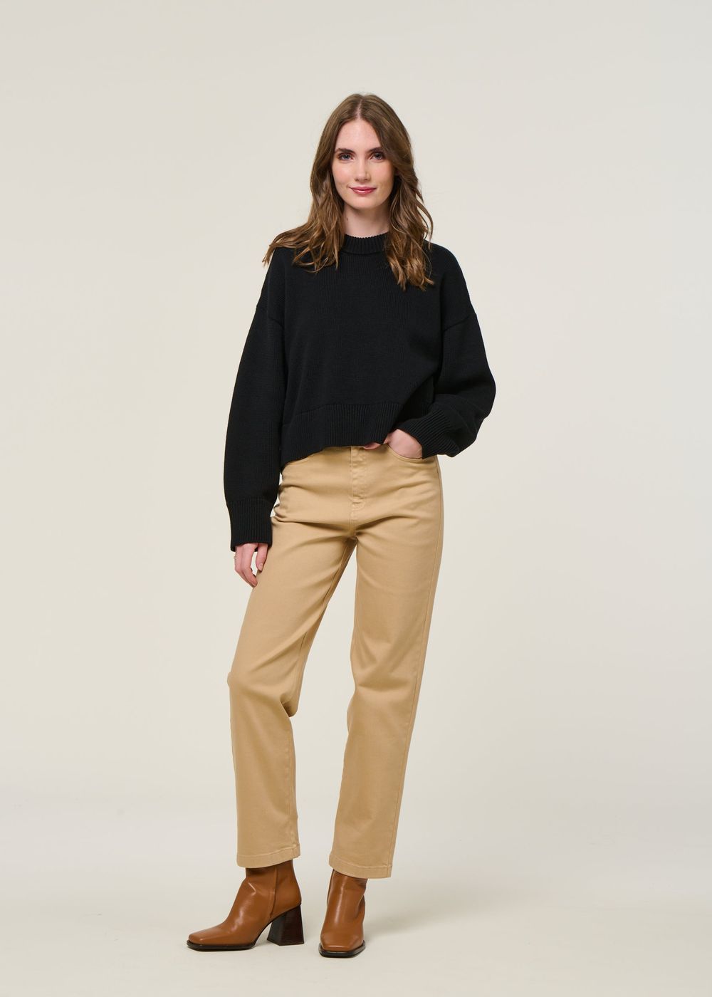 Pull en coton bio | noir 