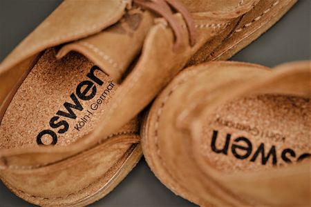 Stiefelette aus zertifiziertem Veloursleder | Camel "ewaldi suede - chestnut", Oswen, Foto 4