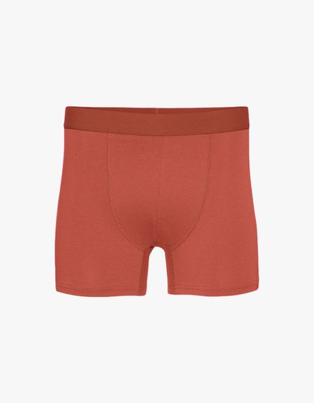 Boxer en coton bio | rouille "dark amber"