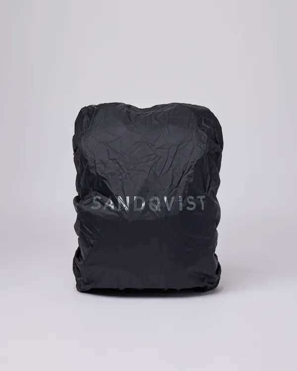 Housse imperméable pour sac en recyclé | noir "bergen black", Sandqvist