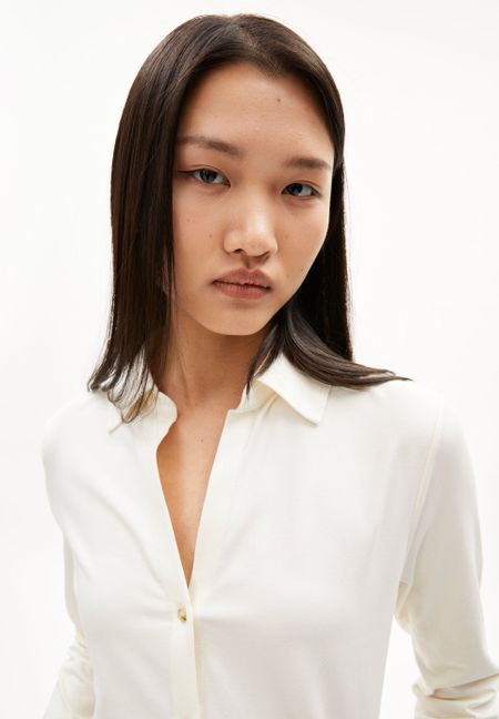 Chemise en coton bio | écru "nalaannia - oatmilk" - Armedangels