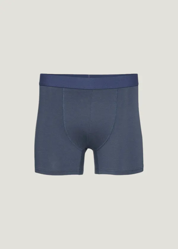 Boxer uni en coton bio | bleu "petrol blue", Colorful Standard