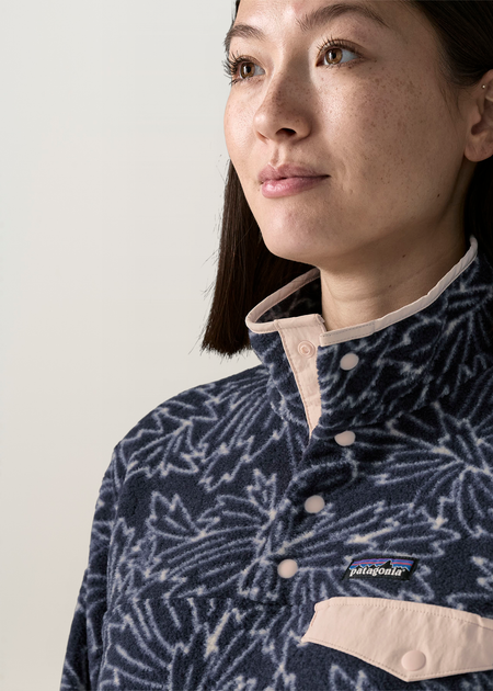 Polaire en matières recyclées | bleu "W's lw synch snap-t p/o - sxbl" - Patagonia