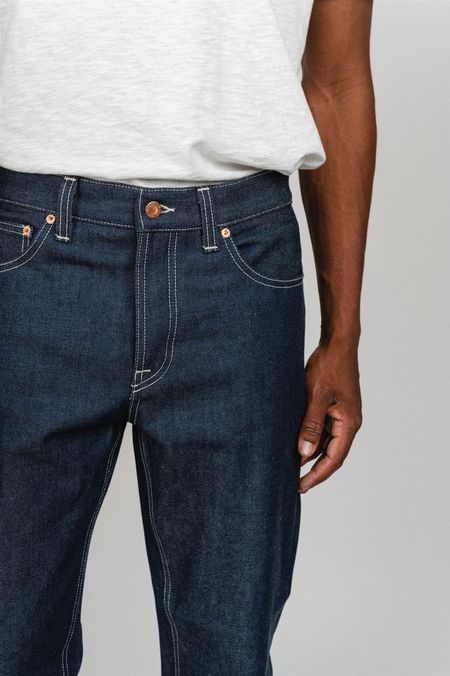 Jean droit brut toile japonaise en coton bio - rad rufus exclusif wdf x nudie jeans, Nudie Jeans, photo 11