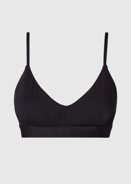 BH aus recycelten Materialien | Schwarz "micro scoop bra - black", Understatement, Foto 4