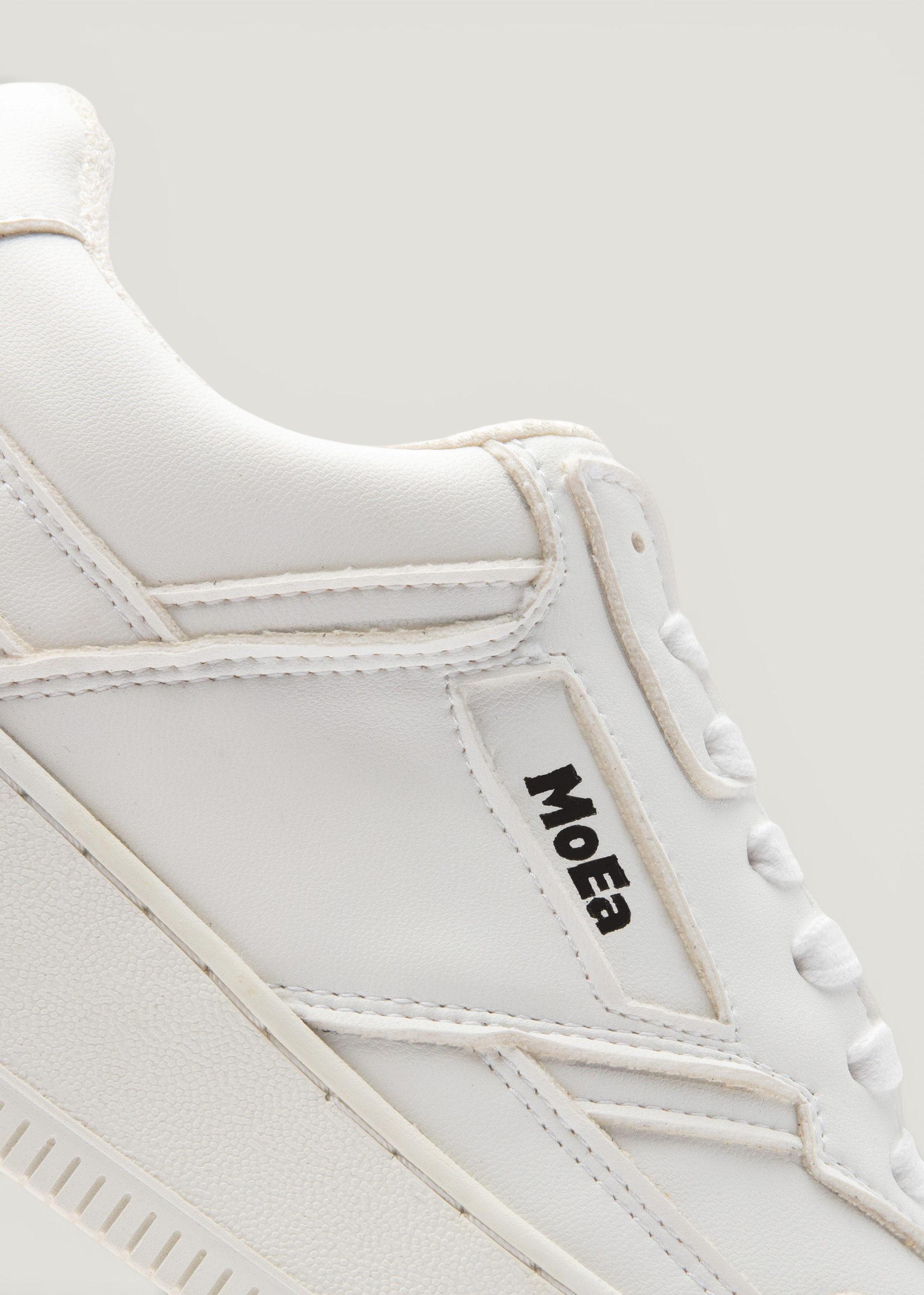 Baskets vegan en matière végétale | blanc "gen 1 corn full white", Moea, photo 4