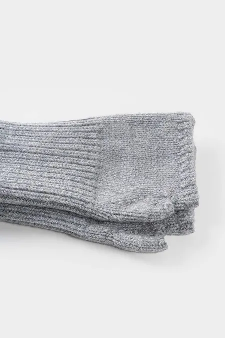 Mitaines en cachemire recyclé | gris "grigio calce", Rifò, photo 2