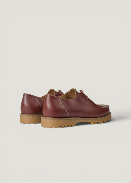 Chaussures en cuir certifié | marron "ollie moc toe - brown leather", Garment Project, photo 3