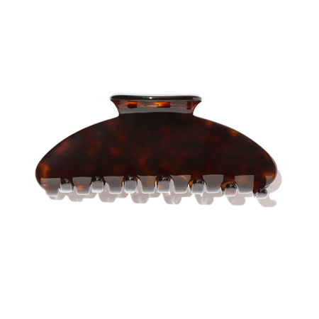 Pince à cheveux en acétate biosourcé | marron "bff - ecaille" - Jickie