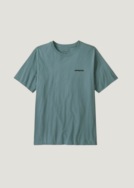 T-shirt en coton bio | bleu "M's p-6 logo t-shirt - blsg" - Patagonia