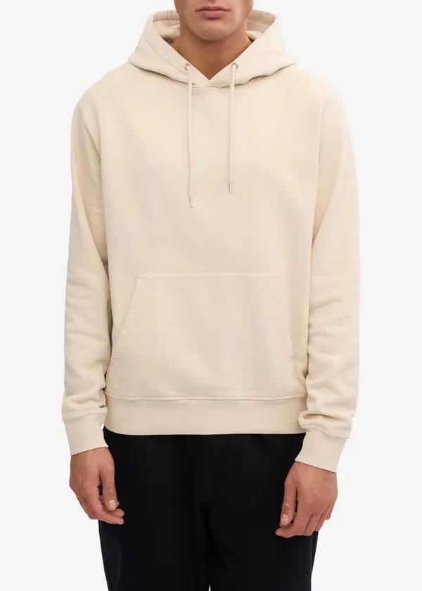 Sweat à capuche en coton bio | écru "ivory white", Colorful Standard