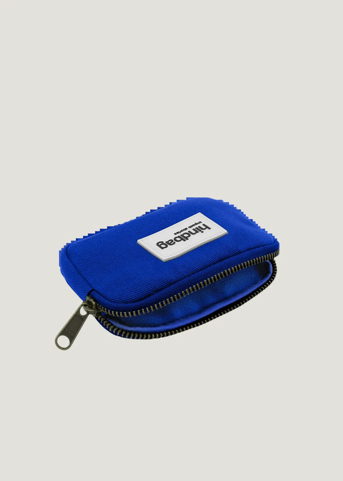 Porte-monnaie en coton bio | bleu "lili bleu électrique", Hindbag, photo 3