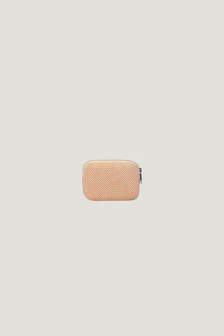 Porte-monnaie en coton bio | tressage corail "lili tressage corail", Hindbag, photo 3