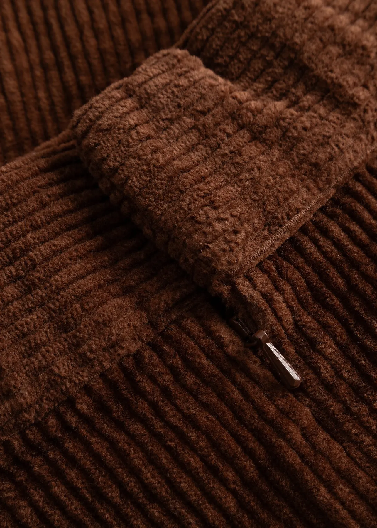  Jupe en velours côtelé en coton bio | marron "Skirt majorna corduroy cappuccino brown", Dedicated, photo 4