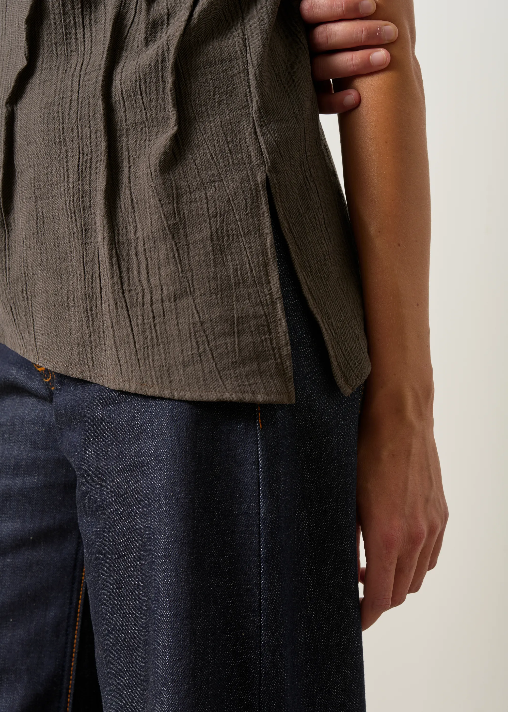 Top en tencel | marron "meadow - mud", Jan'n June, photo 2
