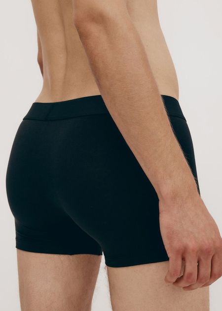 Pack 3 boxers en tencel | noir "soft touch boxers 3-pack black", Organic Basics, photo 3